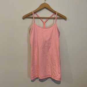 Power y lululemon pink tank